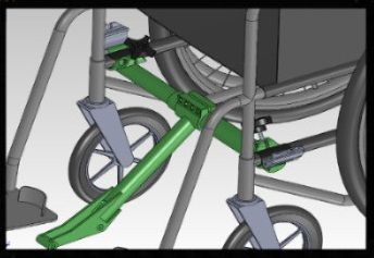 FREEWHEEL - ADAPTATEUR POUR FAUTEUIL PLIANT