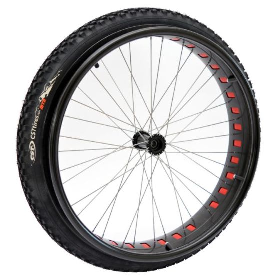 ROUE FAT 24" AVEC AXES (PAIRE/MONTÉES)